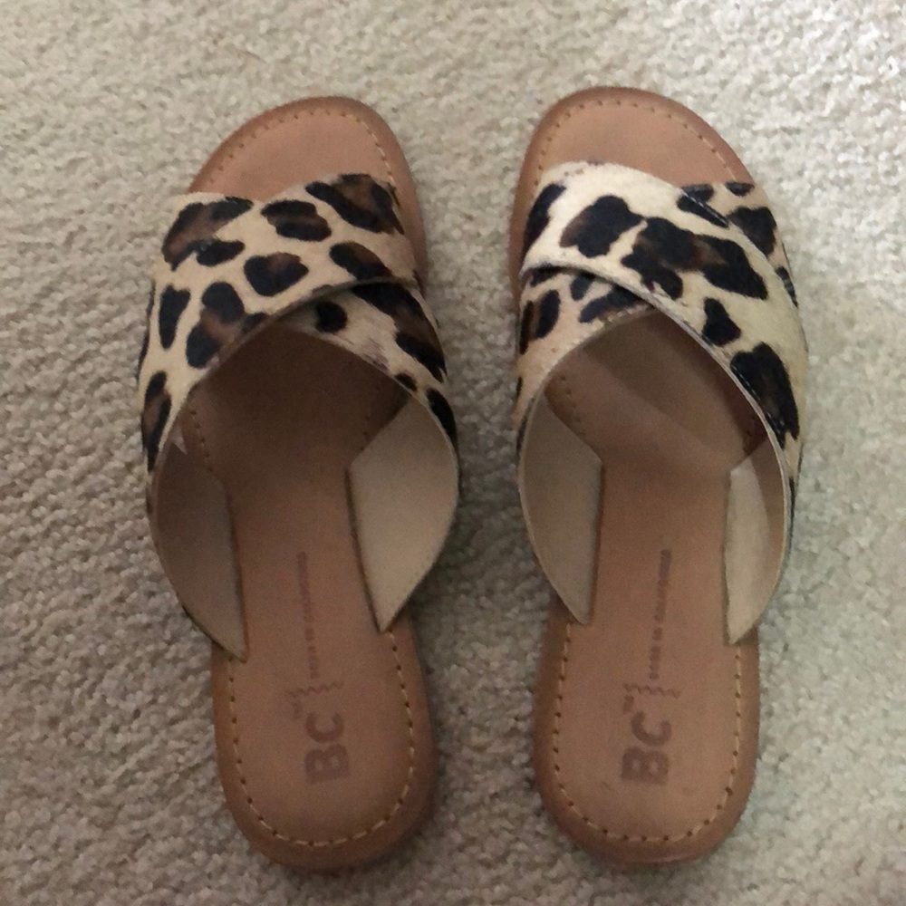 Leopard Sandals